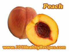 Yellow and Pink Peaches, Whole and Sliced